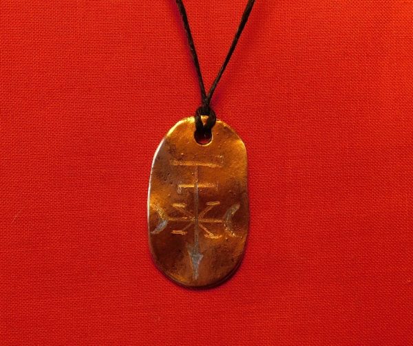 Hexen Sigil Pendant (Engraved Copper)
