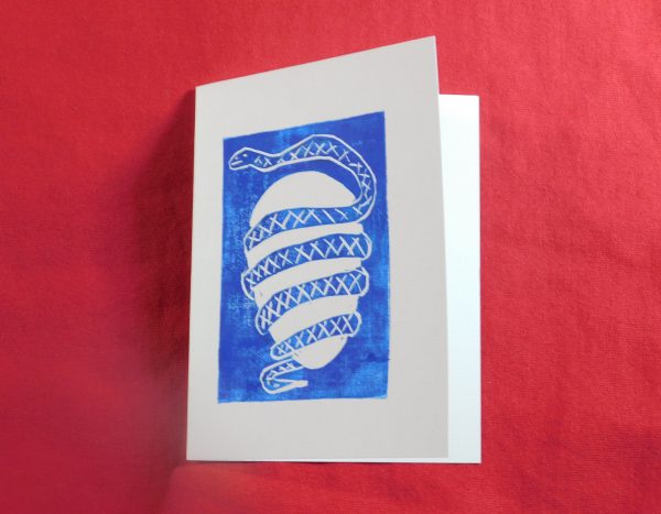 Orphic Egg Greeting Cards (Set of 5) - Linocut Prints