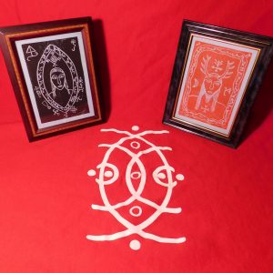 The Queen and King of Elphame - Set of 2 Linocut Art Prints